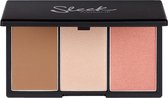 Sleek Face Form Contouring & Blush Palette - Light