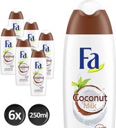 Fa Shower gel Coconut Milk - 6 stuks