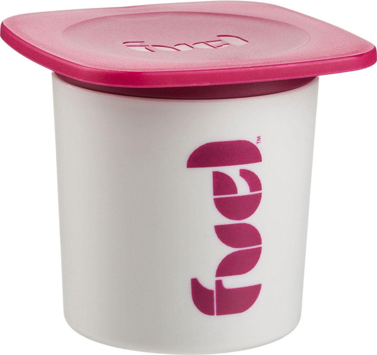 Trudeau Snack Pod, Polypropylen, Raspberry, 85mm X 90mm X 80mm