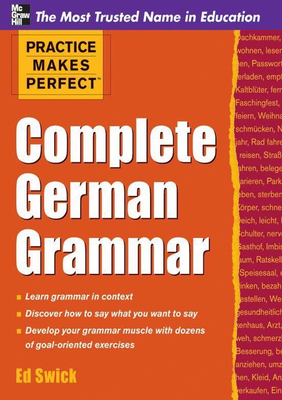Practice Makes Perfect Complete German Grammar - cover