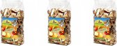 JR Farm - Chips de pomme - 80g - Emballage par 3 - Snack pour rongeurs