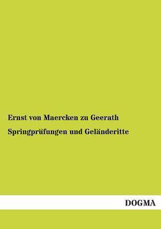 Springprüfungen und Geländeritte - cover