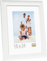 Deknudt Frames Fotolijst glanzend wit fotomaat 18x24 cm