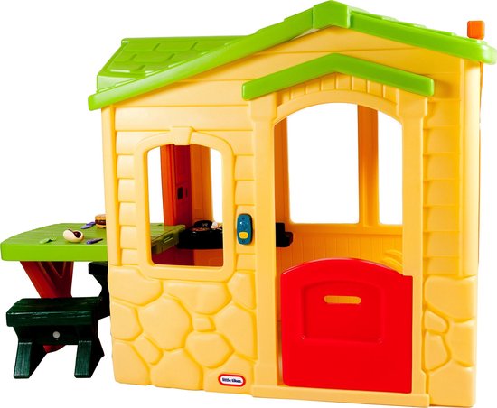 Little Tikes Speelhuis Picknick Natural – Geel/Groen