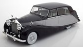 Royce Silver Wraith Empress by Hooper 1956 Zwart / Zilver 1-18 MCG Models