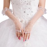 Prachtige Bruidshandschoenen - Wit