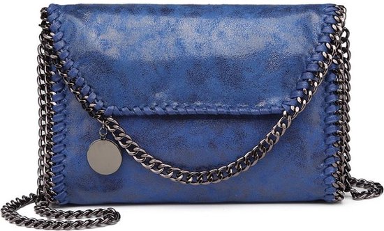 zeil roterend functie Miss Lulu Dames Schoudertas met Ketting - Crossbodytas - Clutch - Dames  Handtas -... | bol.com