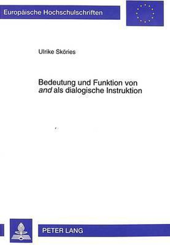 Europaeische Hochschulschriften / European University Studie ... - cover