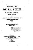 Description de la Bible ecrite par Alchuin de l'an 778 a 800