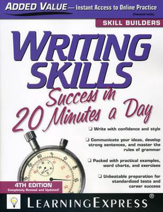 Writing Skills Success in 20 Minutes a Day - cover