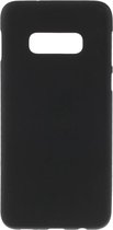 Hoesje geschikt voor Samsung Galaxy S10e TPU Siliconen Hoesje Zwart Mat