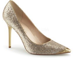 Pleaser - CLASSIQUE20 Pumps - US 8 - 38 Shoes - Goudkleurig