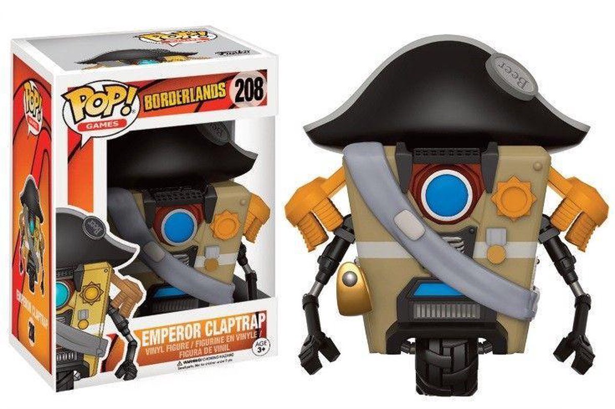 emperor claptrap funko pop