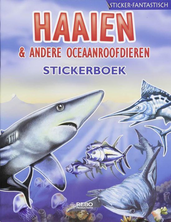 Cover van het boek 'Haaien / Stickerboek'