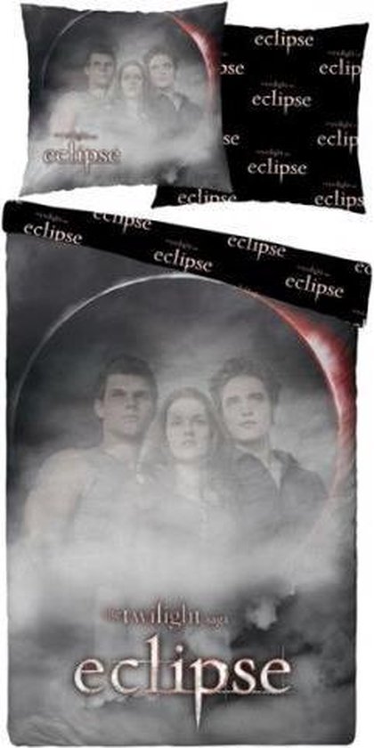 Twilight Eclipse Dekbedovertrek - Zwart