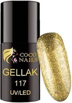 Coconails Gellak Glitter Gold 5 ml (nr. 117)