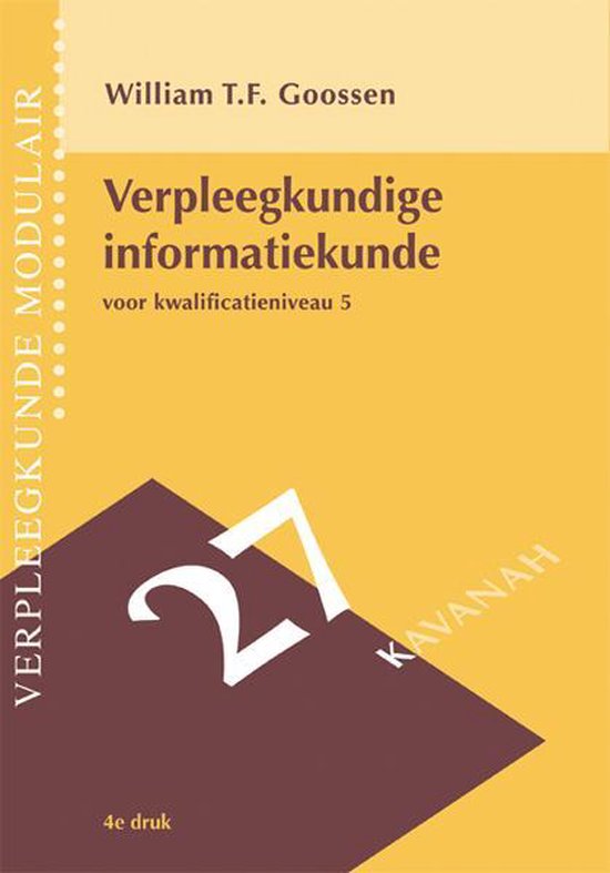 VERPLEEGKUNDIGE INFORMATIEKUNDE DR 3