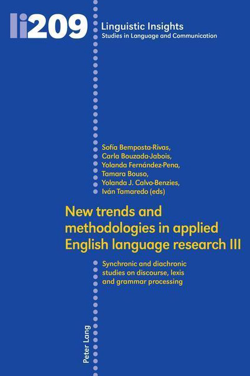 Linguistic Insights 209 New trends and methodologies in applied