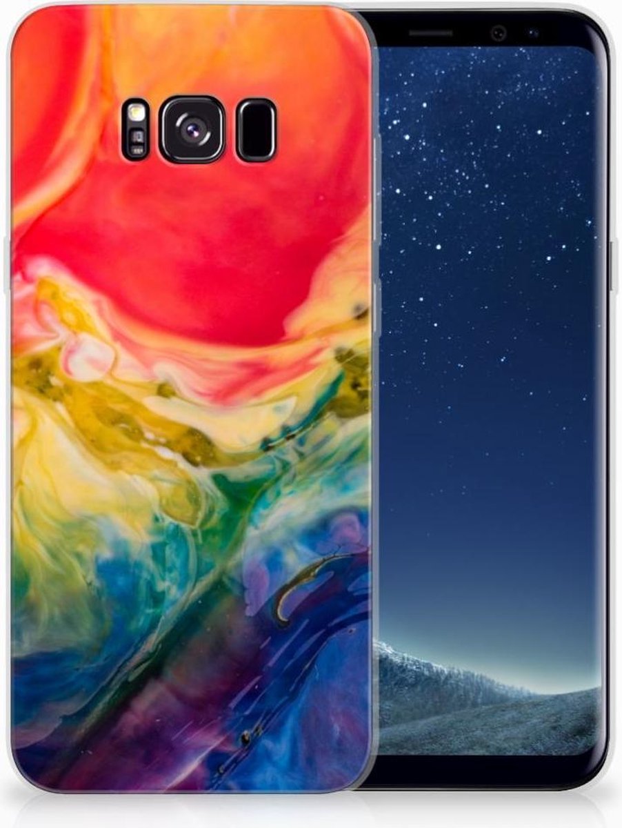 Hoesje maken Samsung Galaxy S8 Plus Watercolor Dark