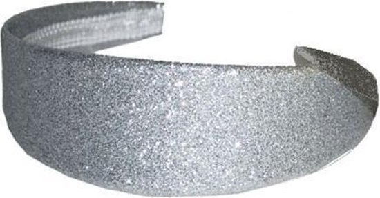 Glitter diadeem/haarband zilver | bol.com