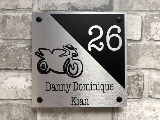 Naambordjevoordeur avec moteur