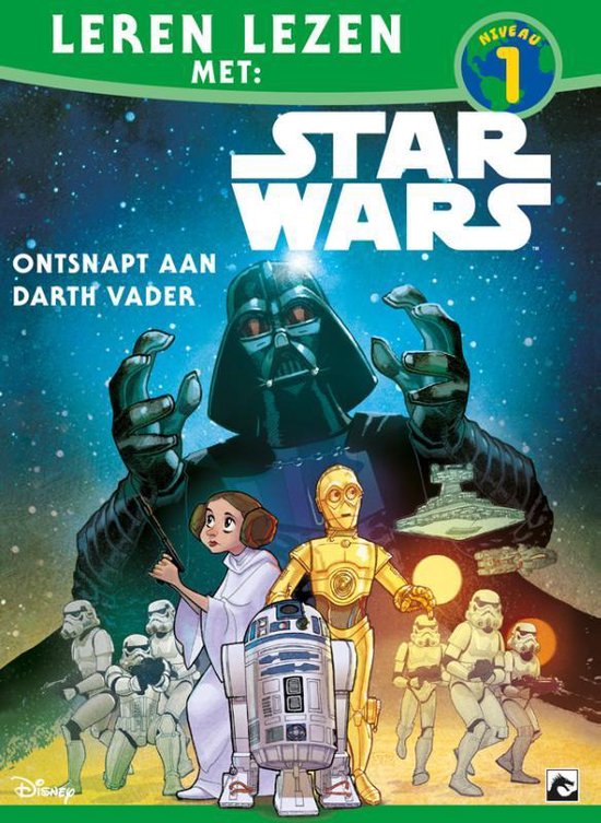 Leren lezen met Star Wars, Ontsnapt aan Dart Vader - cover