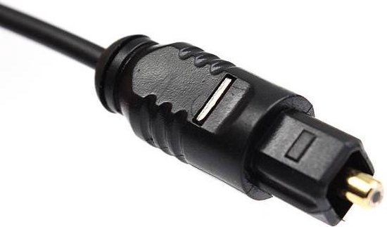 Glasvezel Audiokabel / Optische Kabel naar 3.5mm Jack (0,8 Meter) | bol.com