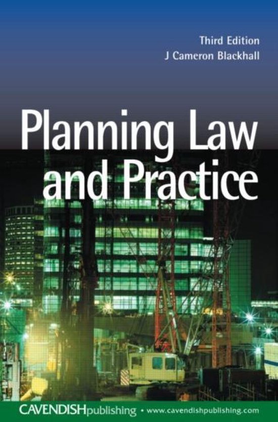 Planning Law and Practice, J. Cameron Blackhall 9781859417485
