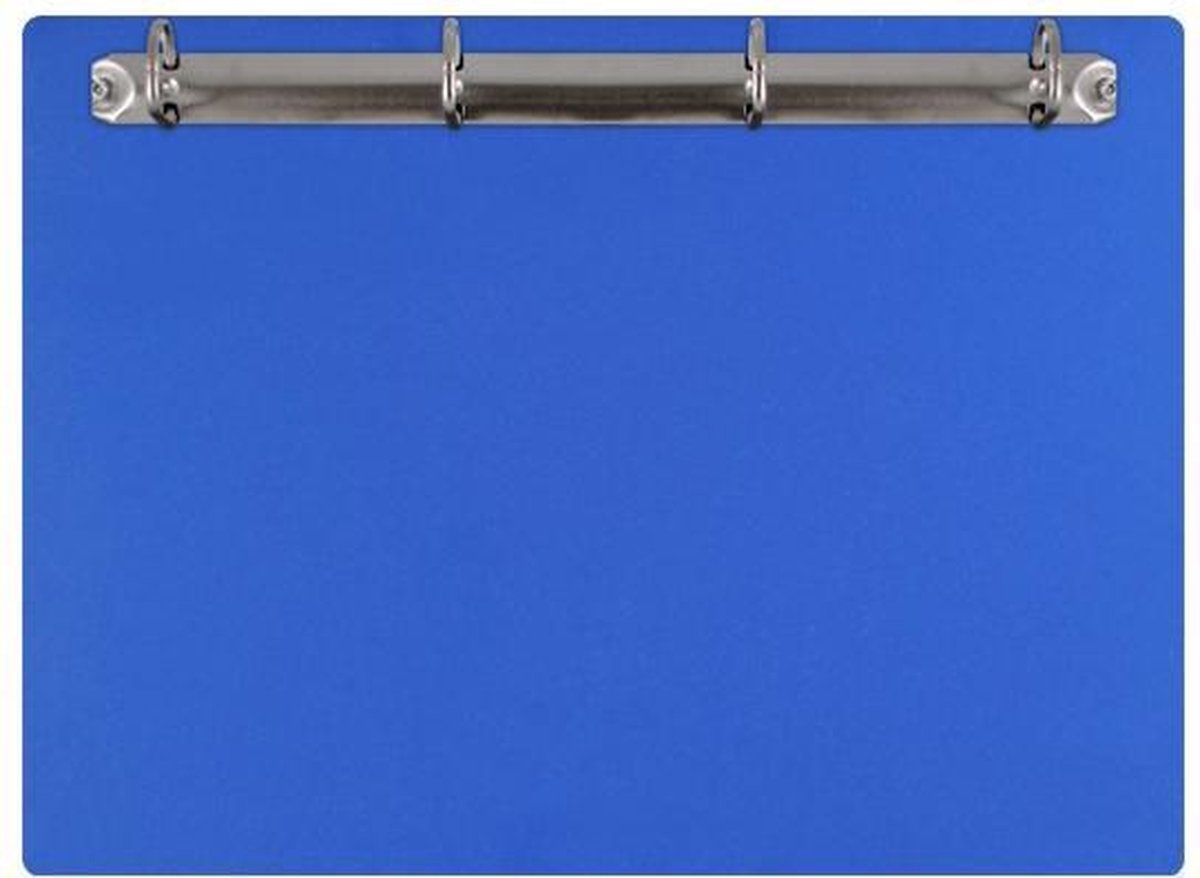 Magnetisch klembord A4 incl. ringband (liggend) - Blauw