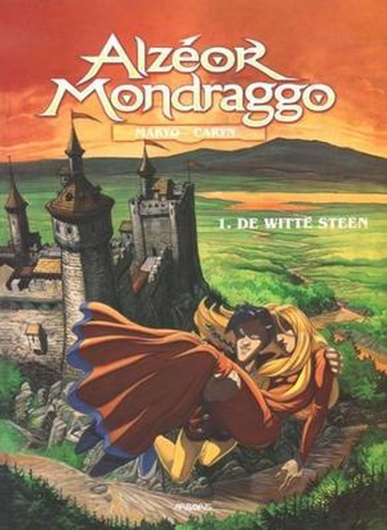 Cover van het boek 'Alzeor Mondraggo / 01. De Witte Steen' van  Caryn en  Makyo
