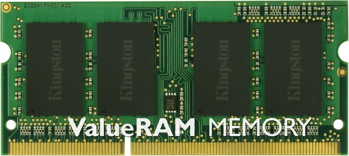 Kingston KVR1066D3S7/4G – 4GB DDR3 SODIMM – 204-pin – 1066 MHz – PC3-8500 – 1.5V – 2Rx8