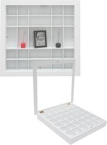 Deknudt Frames S67RY1 50x50cm Praktische verzamelkader in wit voor allerhande objecten