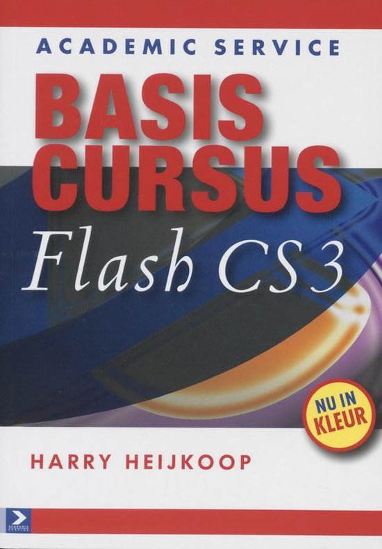 Cover van het boek 'Basiscursus Flash CS3' van H. Heijkoop