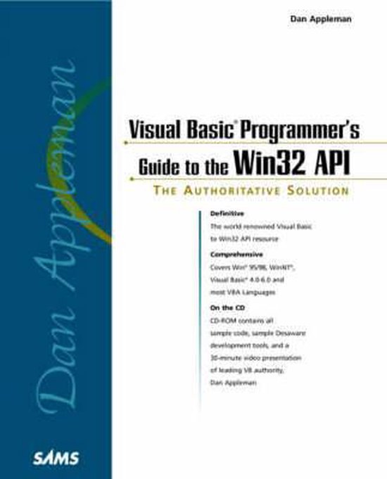Dan Appleman's Visual Basic Programmer's Guide to the Win32  ... - cover