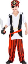 dressforfun - Jongens kostuum Captain Messenkluns 128 (7-8y) - verkleedkleding kostuum halloween verkleden feestkleding carnavalskleding carnaval feestkledij partykleding - 300756