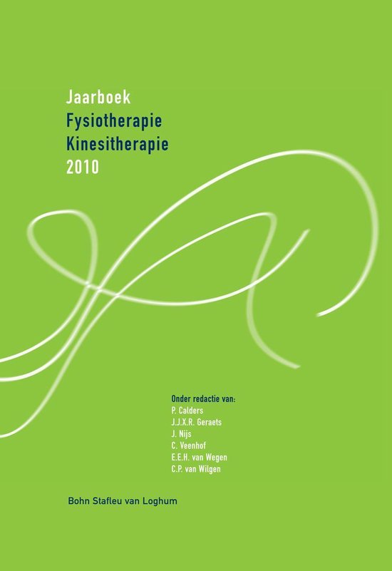Jaarboek Fysiotherapie Kinesitherapie 2010 - cover