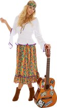 dressforfun - Vrouwenkostuum Love & Peace L - verkleedkleding kostuum halloween verkleden feestkleding carnavalskleding carnaval feestkledij partykleding - 300939