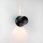 LED wandlamp up & down, zwart 220v