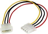 StarTech.com 30 cm Molex LP4-voedingsverlengkabel M/F