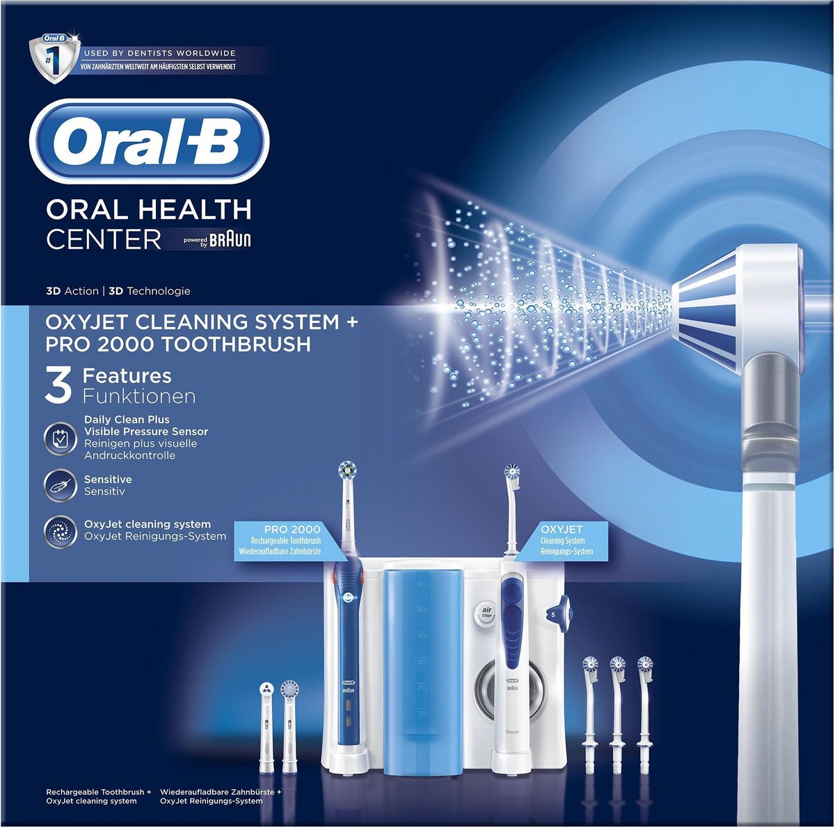 Oral-B Oxyjet - Monddouche + PRO 2000 - Elektrische Tandenborstel | bol.com