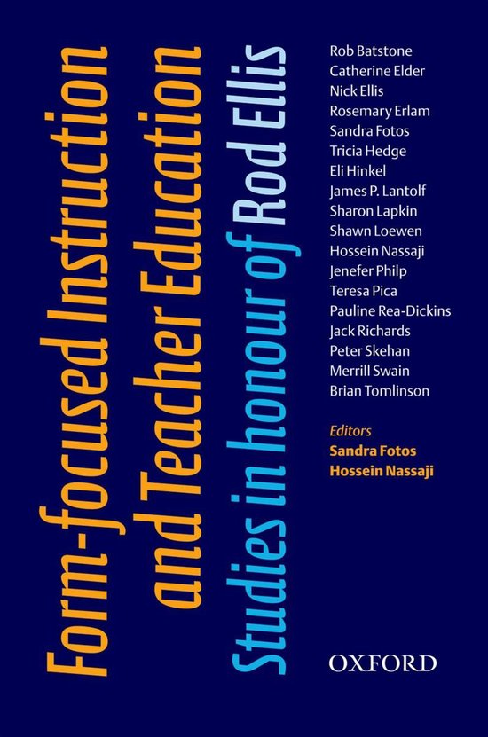 Form-Focused Instruction and Teacher Education E-Book - cover