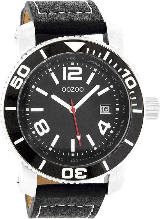 OOZOO herenhorloge C2593 zwart -zwart | bol.com
