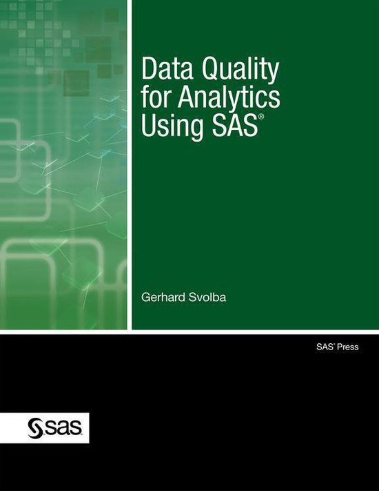 Data Quality for Analytics Using SAS - cover