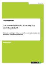 Das Autorenbild in der Manessischen Liederhandschrift