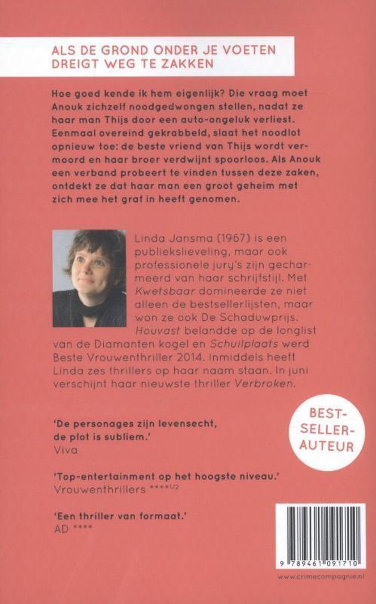 Houvast - back cover