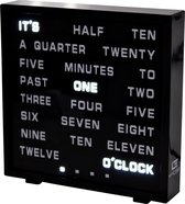 United Entertainment ® - LED Word Clock - Engels 17x16,5 cm