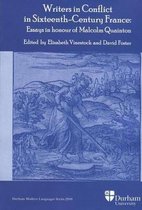 Writers in Conflict in Sixteenth-Century France