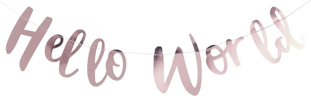 Ginger Ray - Letterslinger Hello World