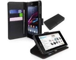Sony Xperia Z1 L39H Portemonnee Hoesje Case Zwart