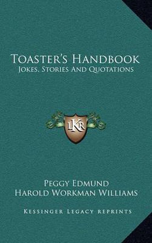 Toaster's Handbook, Peggy Edmund 9781163382196 Boeken